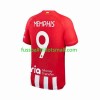 Fußballtrikots Atlético Madrid 2 Memphis Depay 9 2023-2024 Kurzarm Heimtrikotsatz kaufen